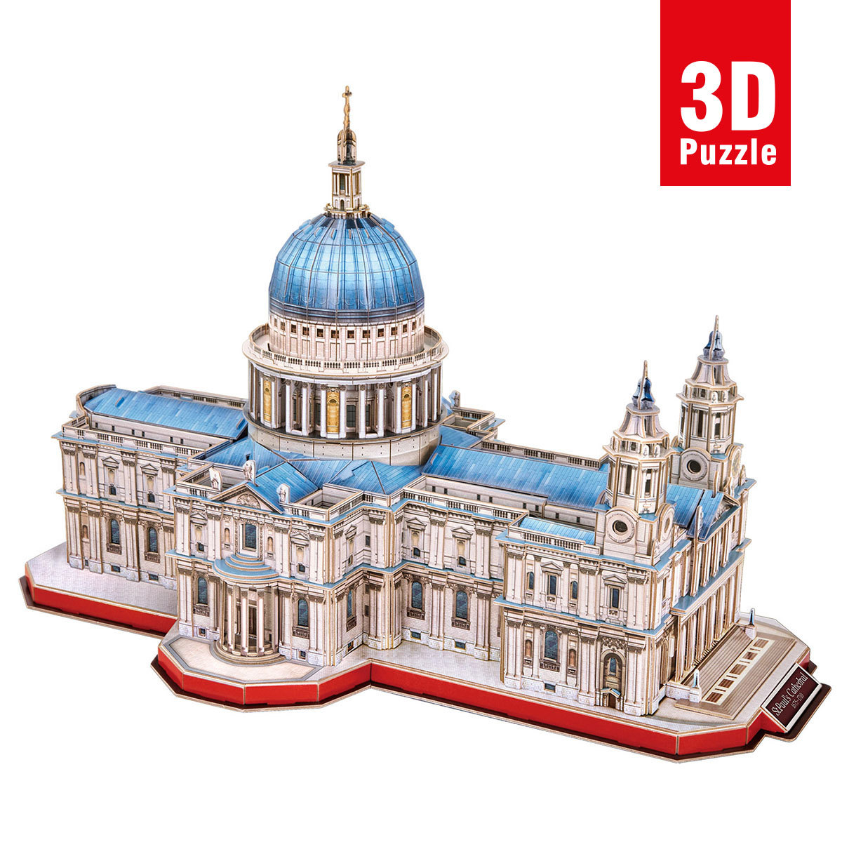Cubic Fun Aziz Paul Katedrali 3D Puzzle (Büyük boy ve iç görünüml