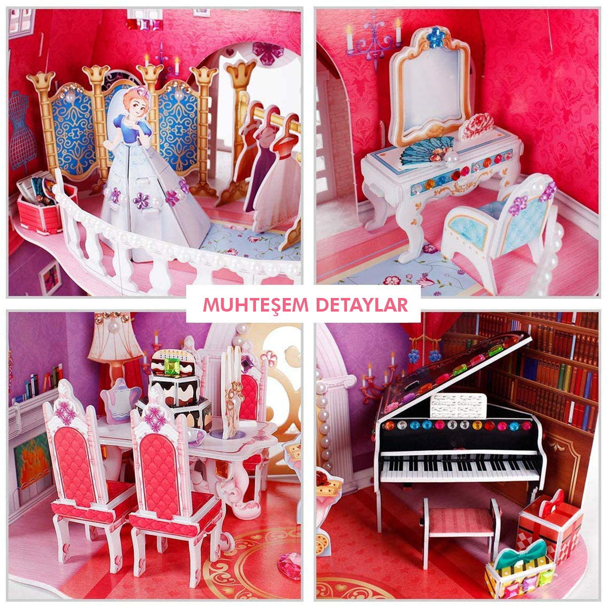 Cubic Fun Prenses Doğumgünü Şatosu 3D Puzzle