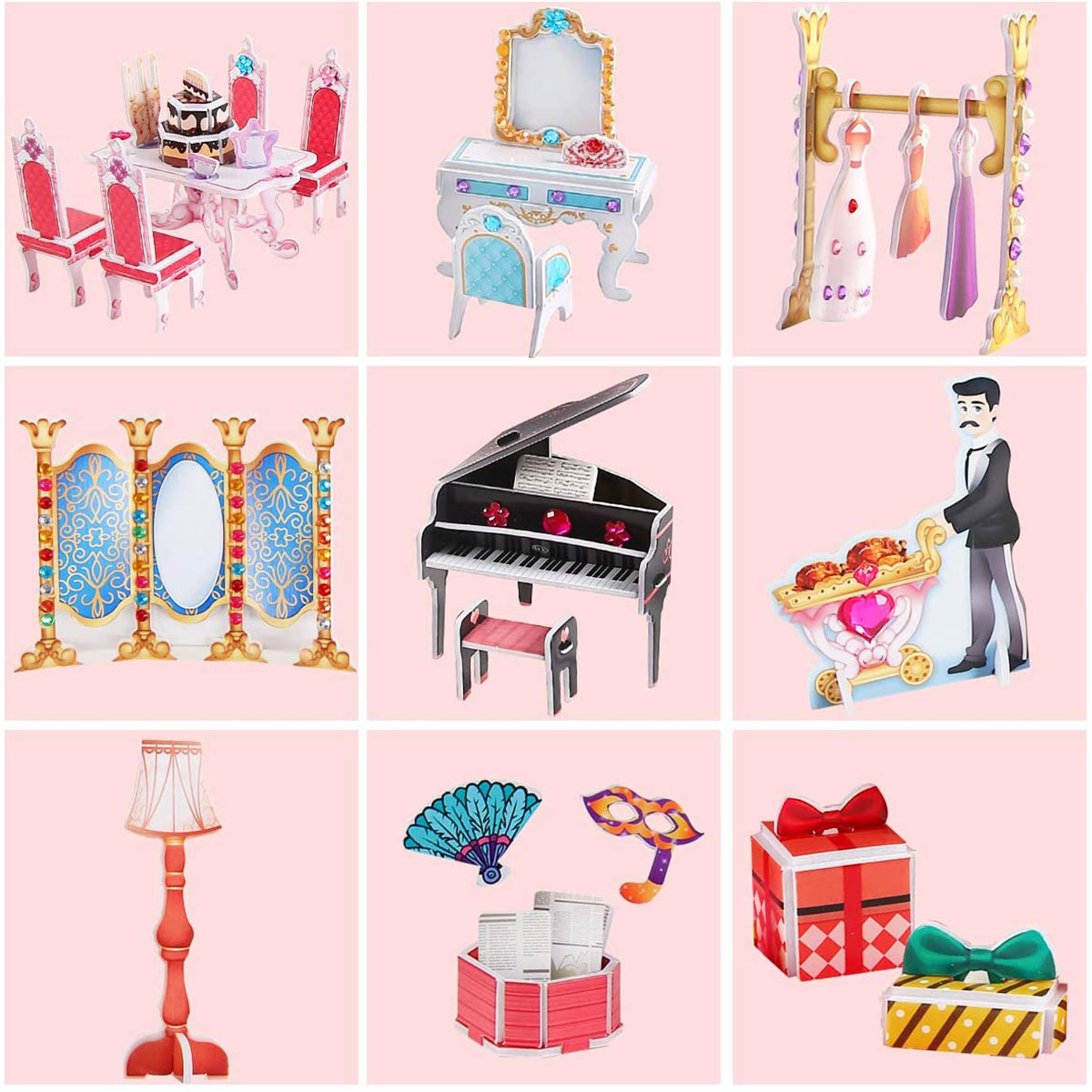 Cubic Fun Prenses Doğumgünü Şatosu 3D Puzzle