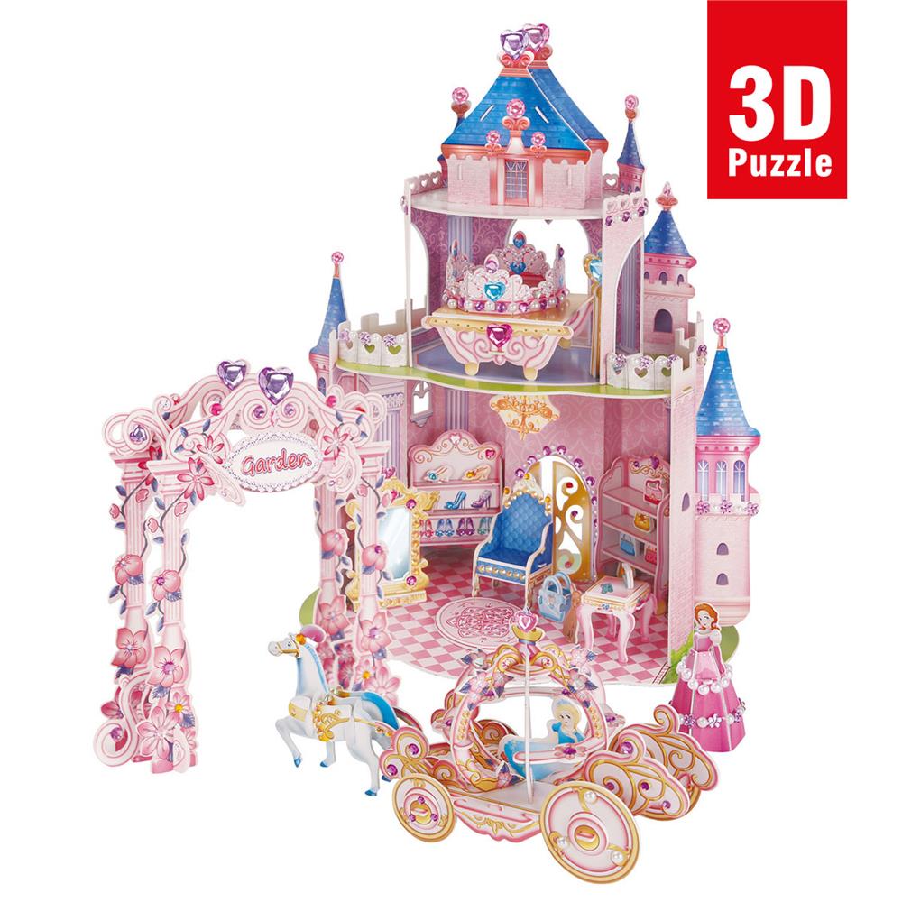 Cubic Fun Prenses Gizli Bahçe Şatosu 3D Puzzle