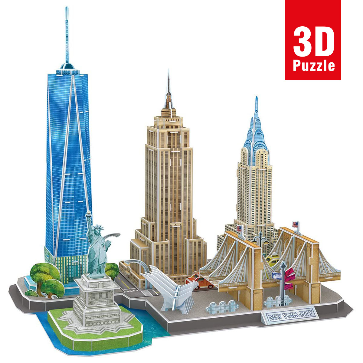 Cubic Fun 3D Puzzle City Line Serisi - New York City MC255h