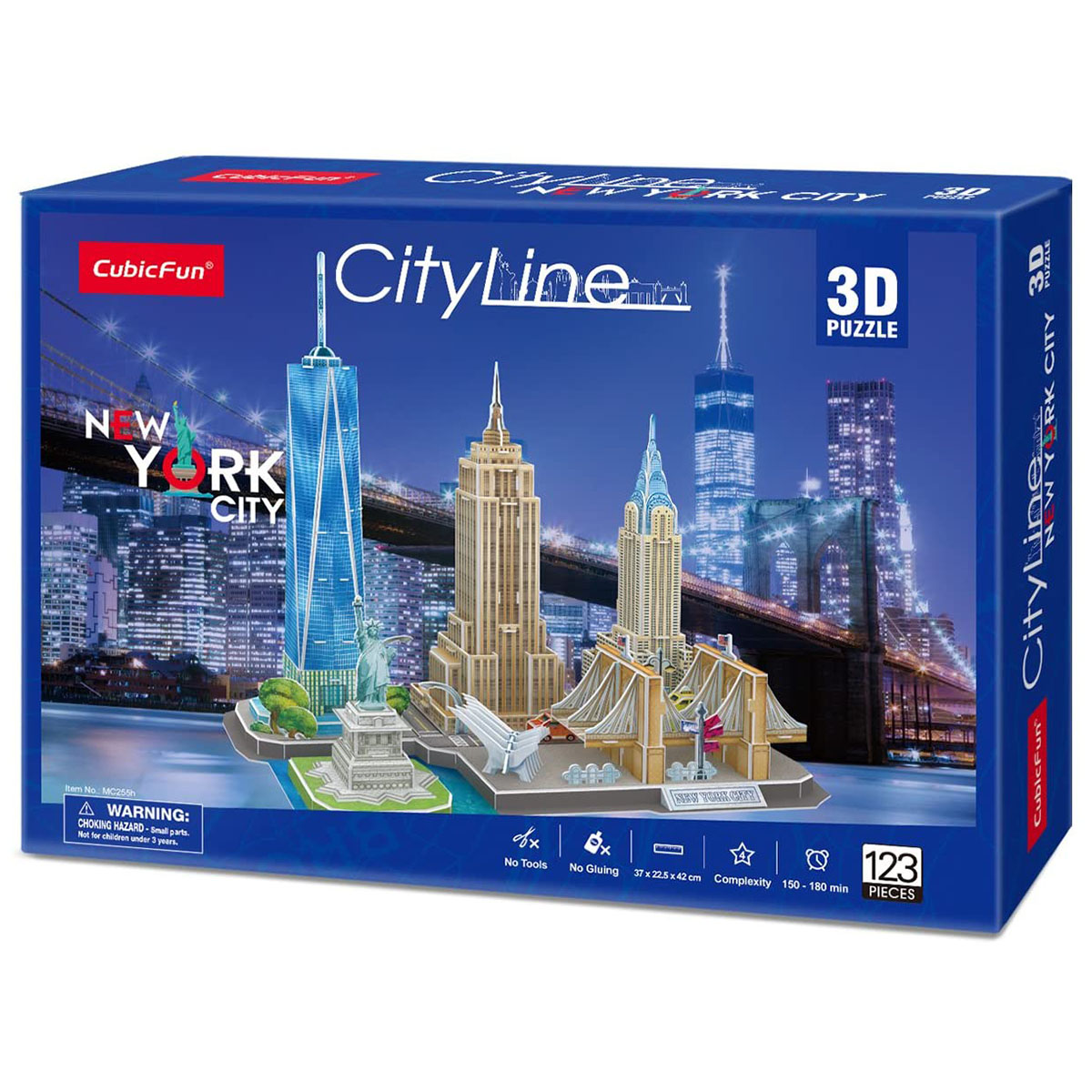 Cubic Fun 3D Puzzle City Line Serisi - New York City MC255h