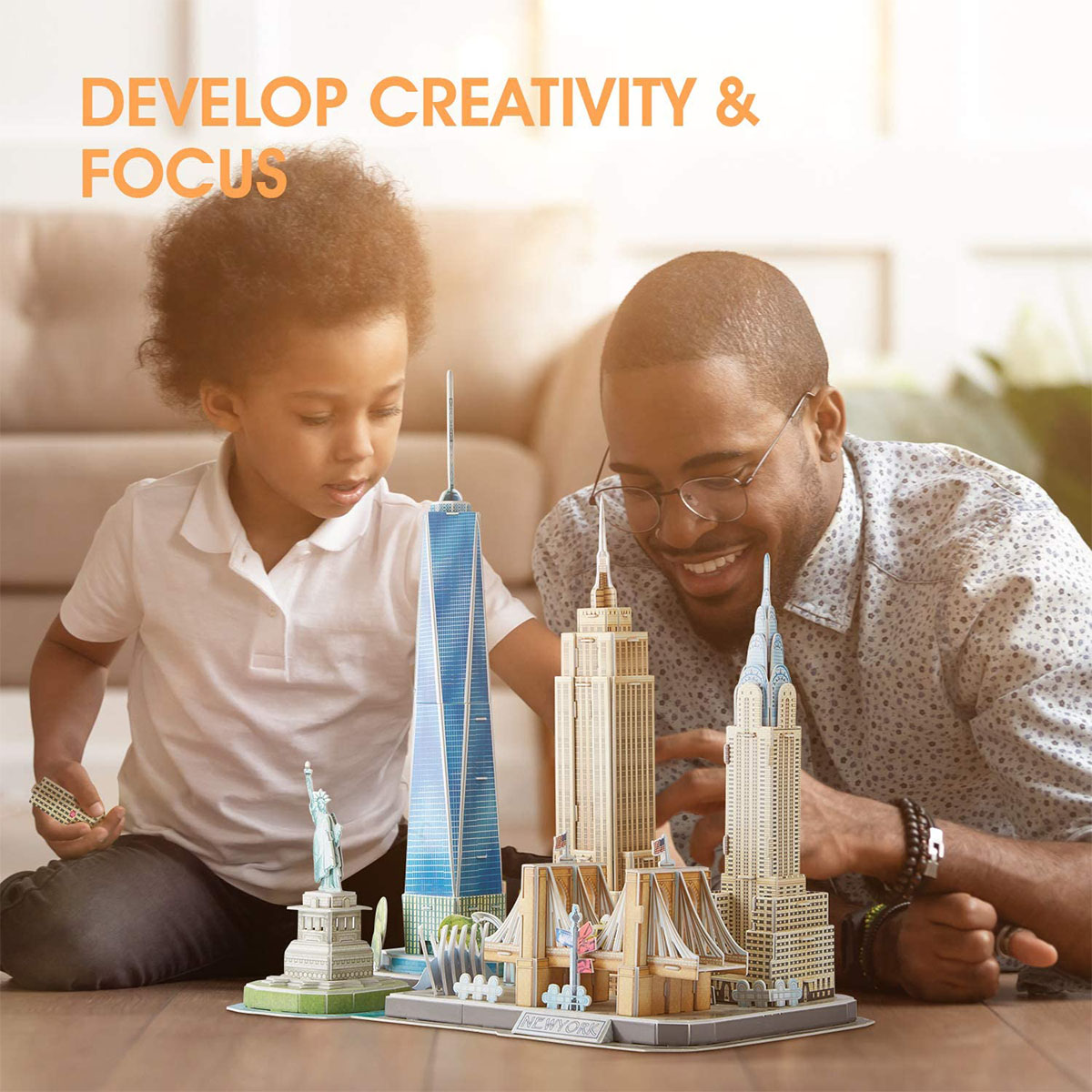 Cubic Fun 3D Puzzle City Line Serisi - New York City MC255h