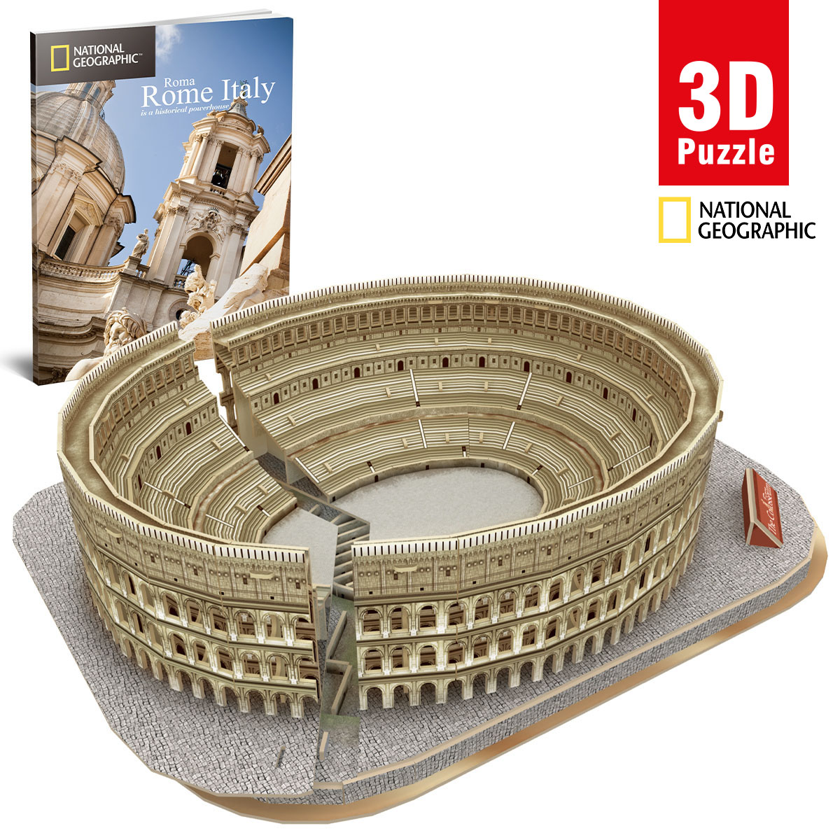 Cubic Fun National Geographic Serisi Colosseum 3D Puzzle