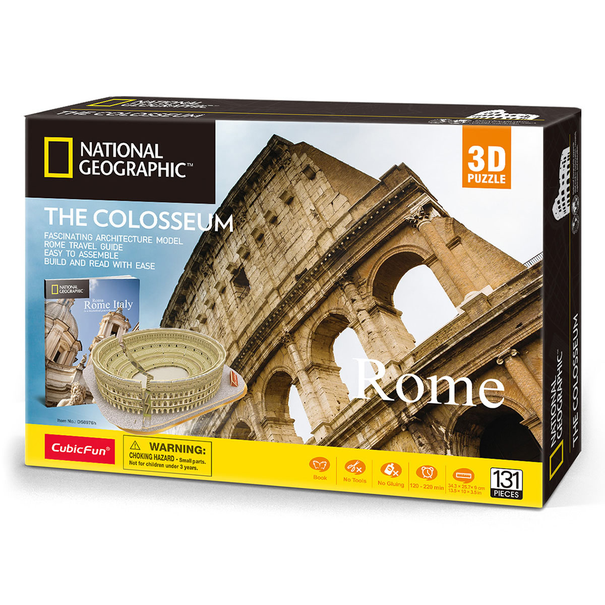 Cubic Fun National Geographic Serisi Colosseum 3D Puzzle