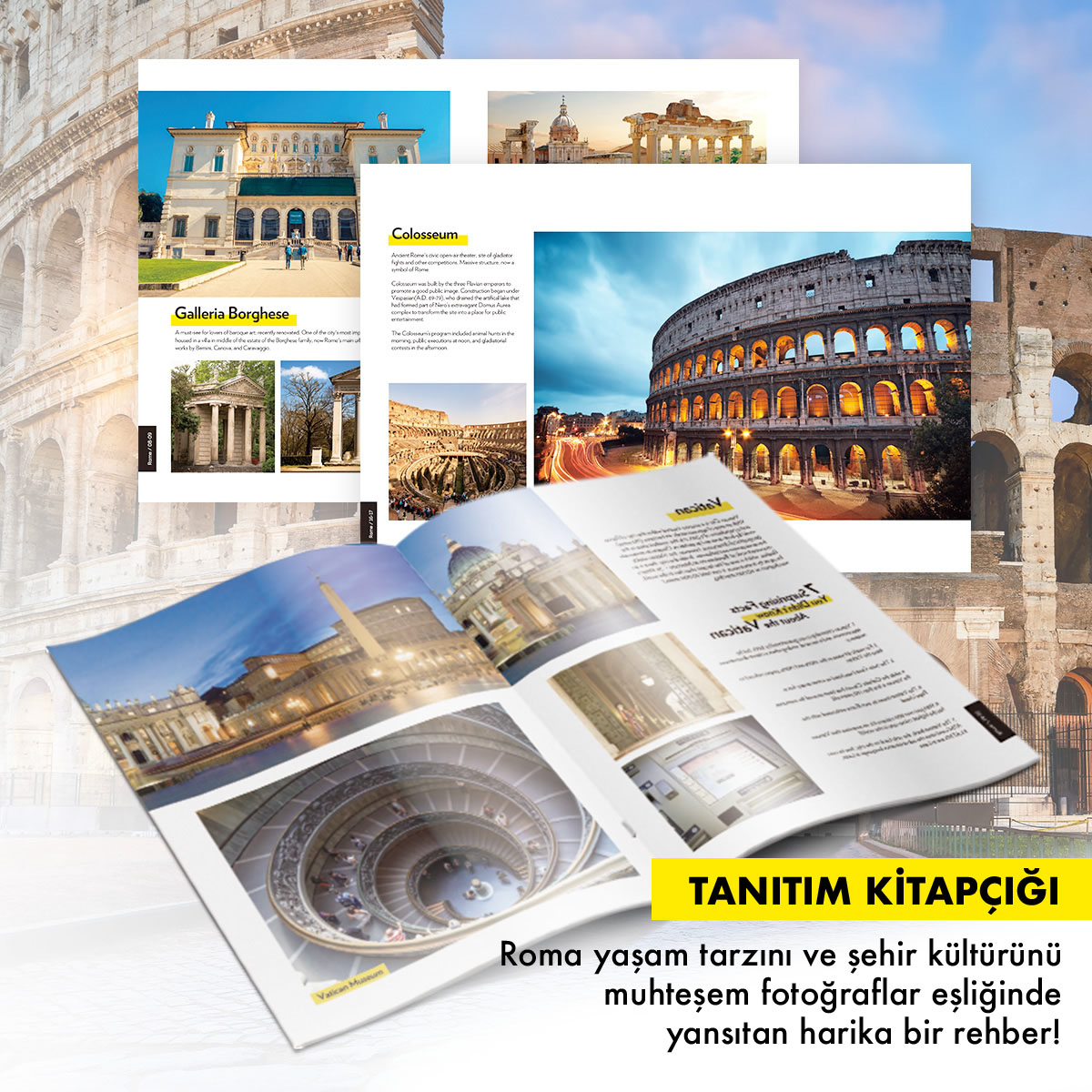 Cubic Fun National Geographic Serisi Colosseum 3D Puzzle