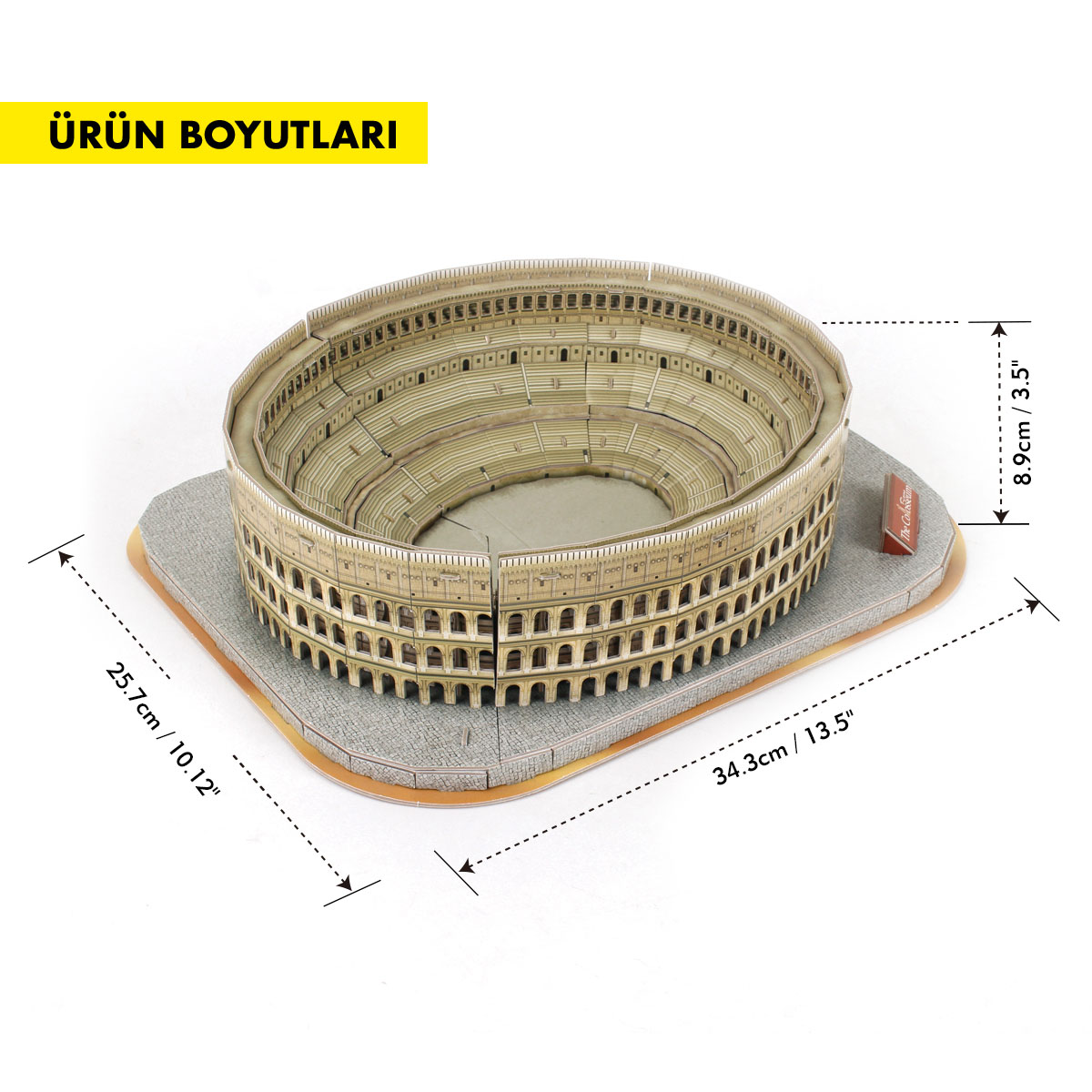 Cubic Fun National Geographic Serisi Colosseum 3D Puzzle