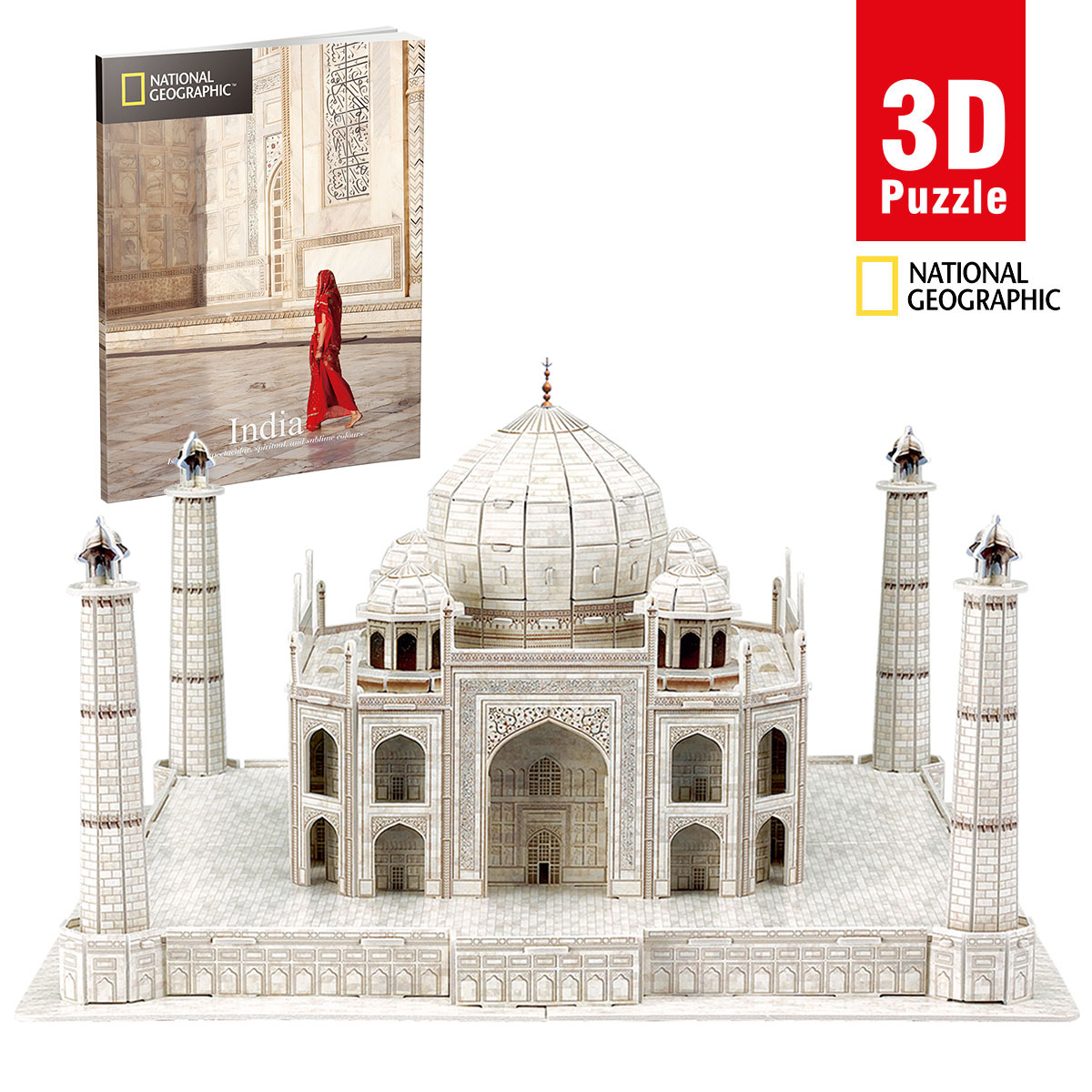 Cubic Fun National Geographic Serisi Taj Mahal 3D Puzzle