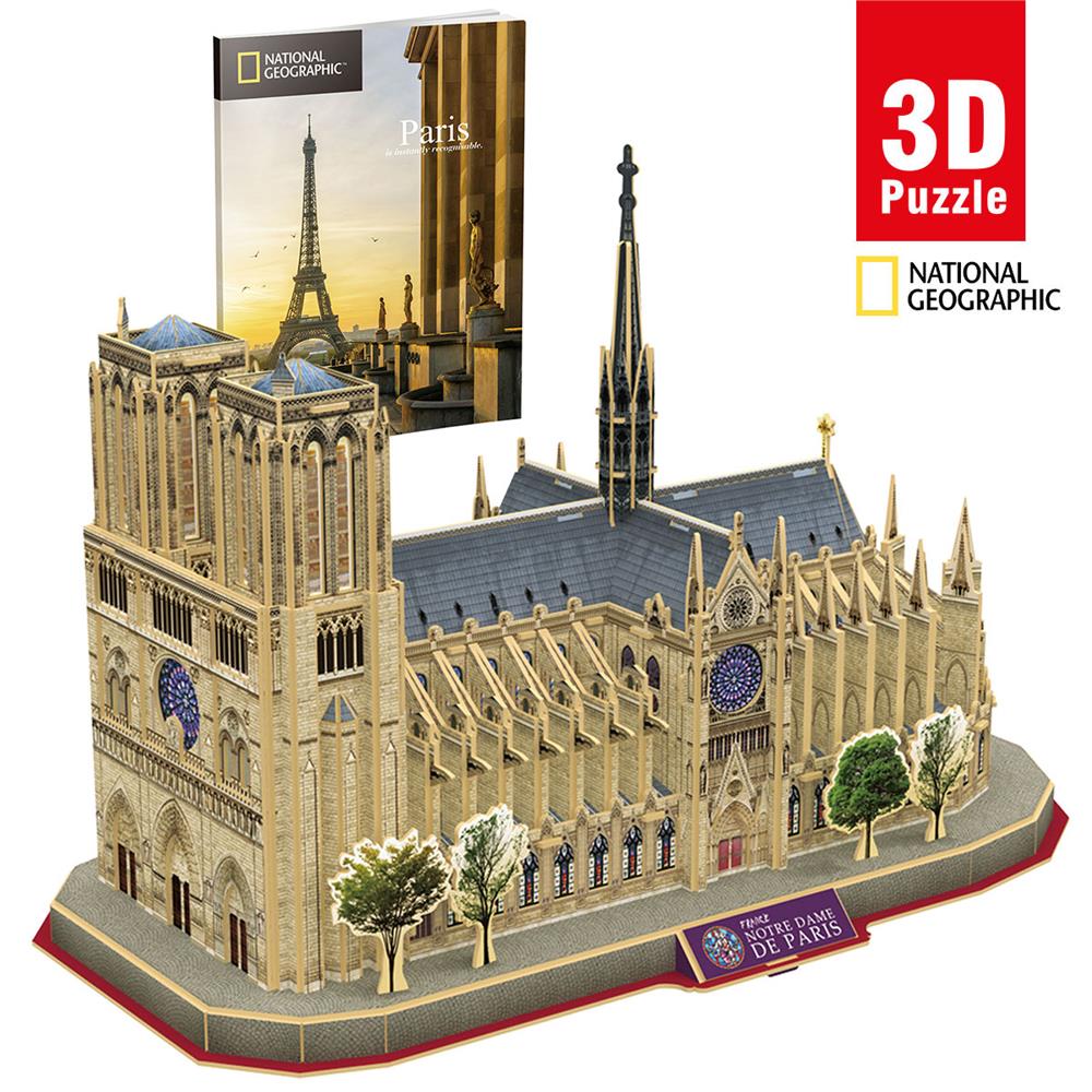 Cubic Fun National Geographic Serisi Notre Dame De Paris 3D Puzzl