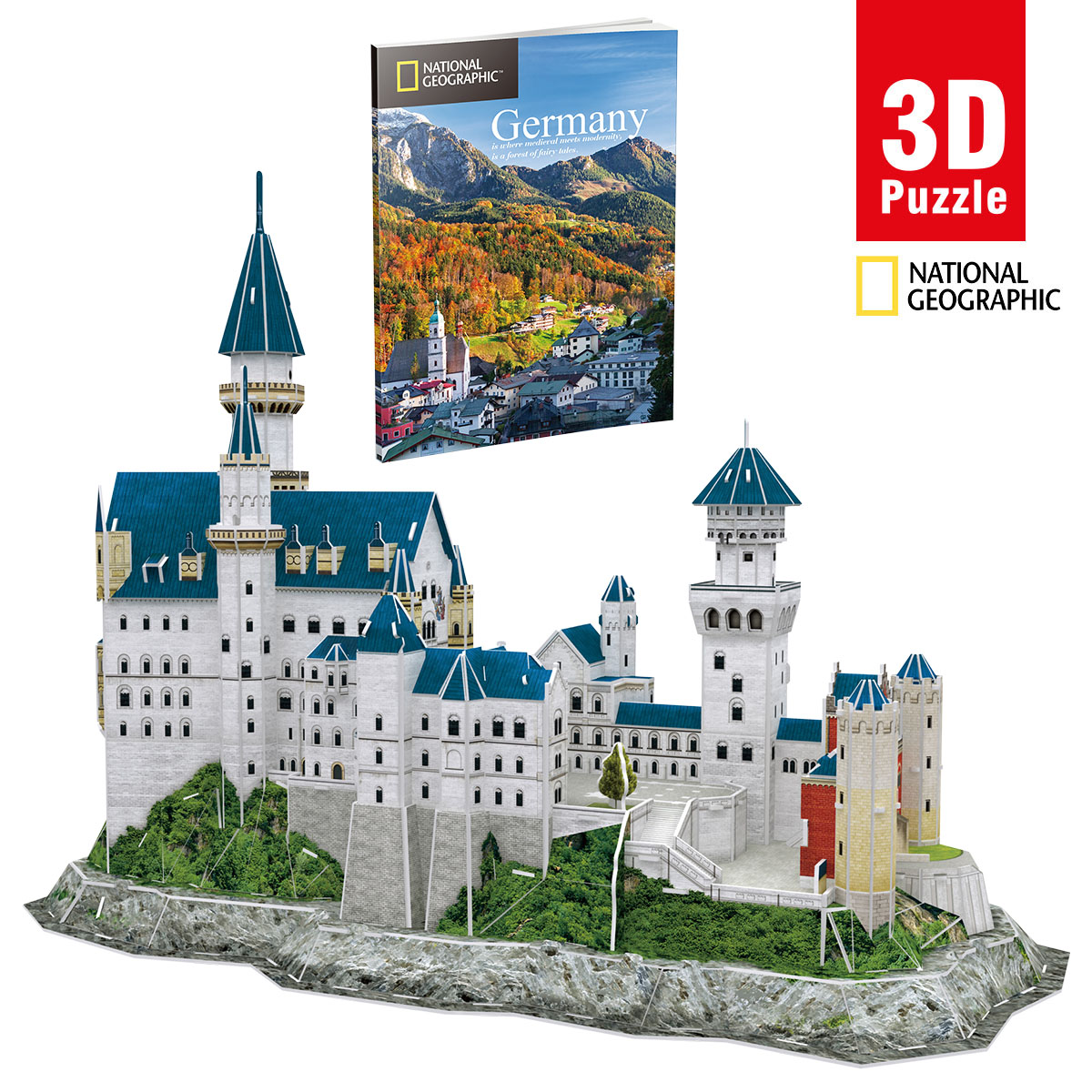 Cubic Fun National Geographic Serisi Neuschwanstein Kalesi 3D Puz