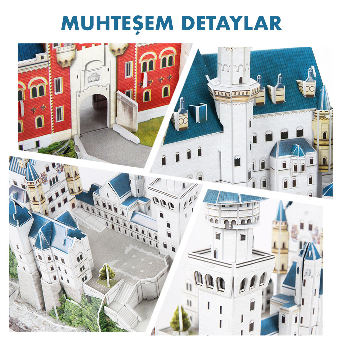 Cubic Fun National Geographic Serisi Neuschwanstein Kalesi 3D Puz