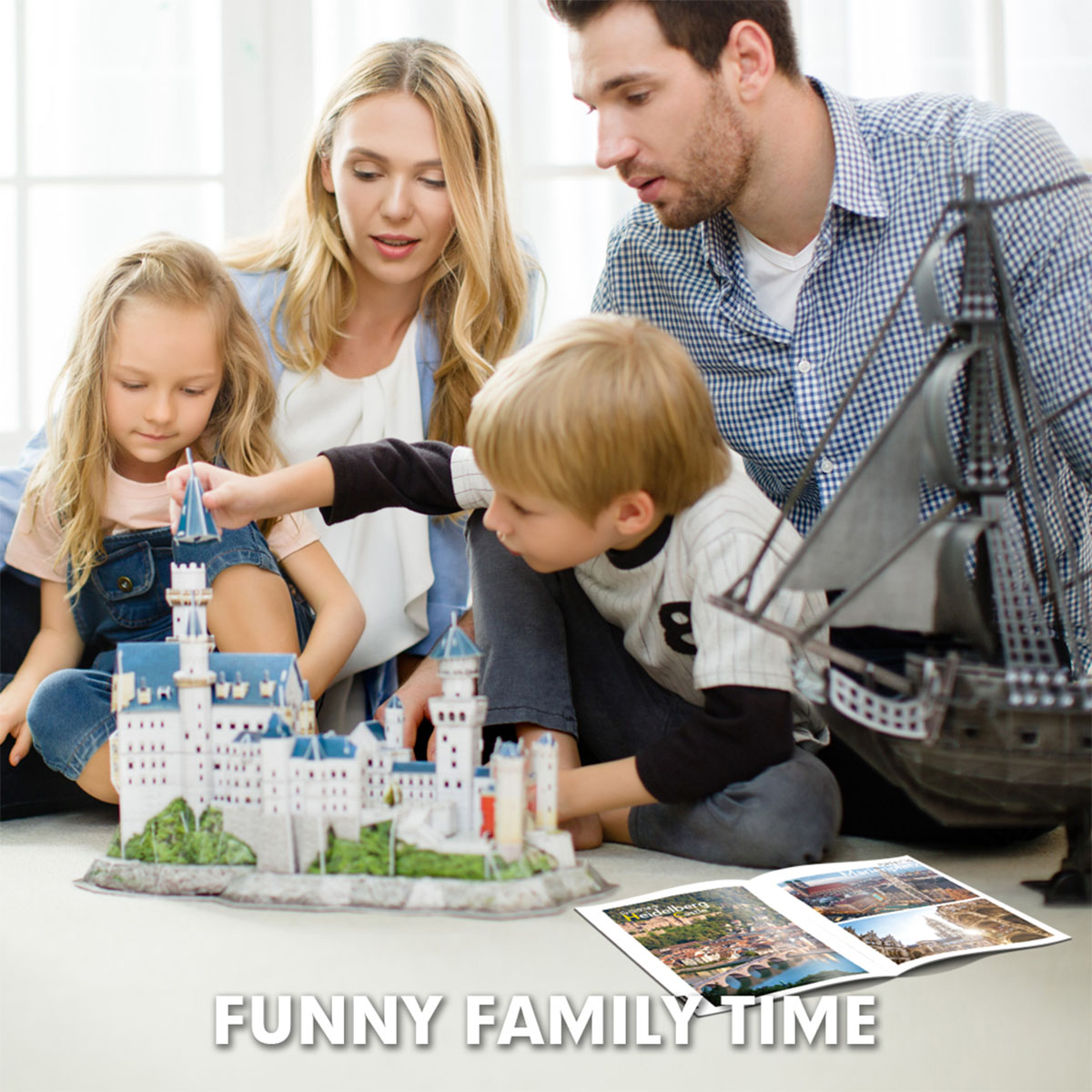 Cubic Fun National Geographic Serisi Neuschwanstein Kalesi 3D Puz