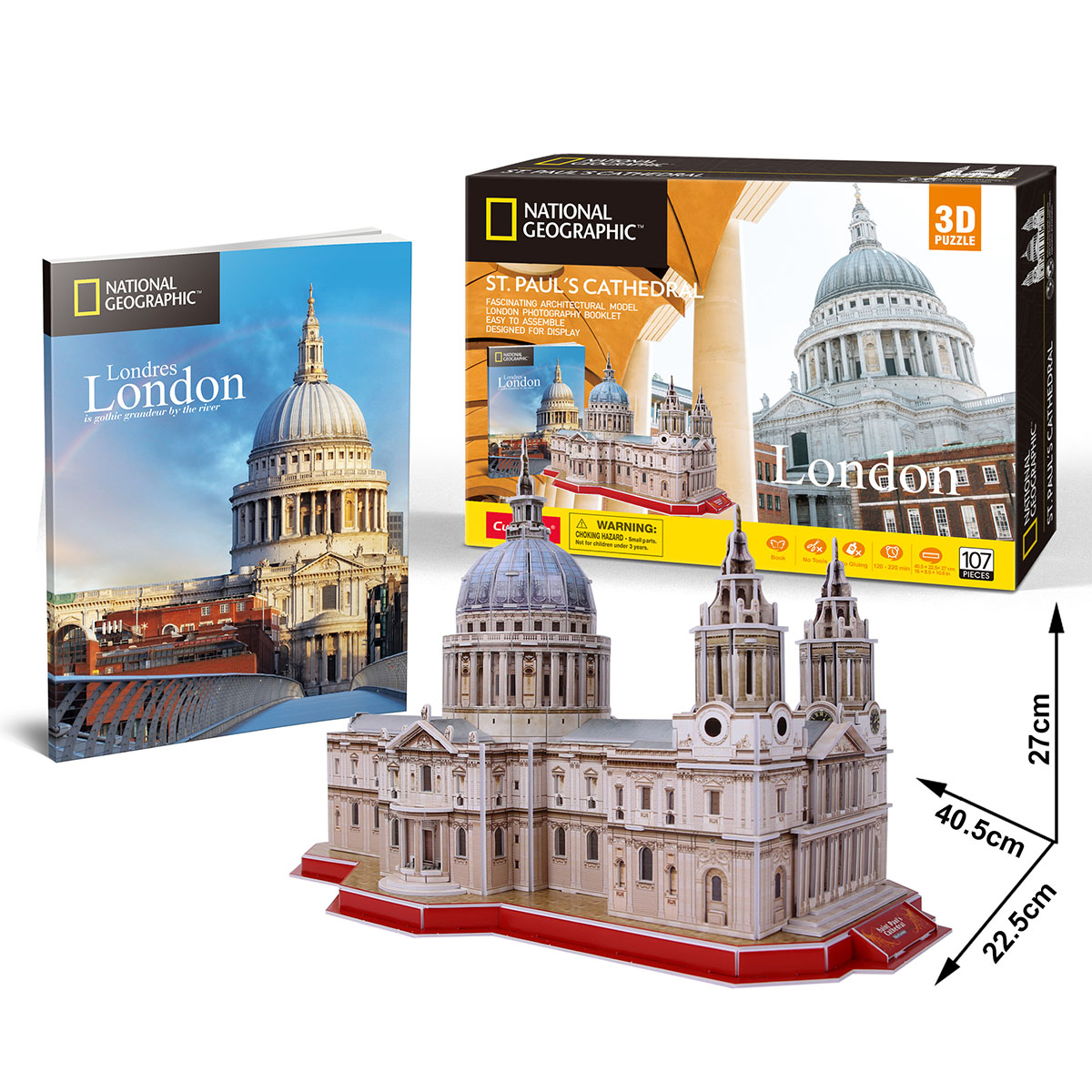 Cubic Fun National Geographic Serisi Aziz Paul Katedrali 3D Puzzl