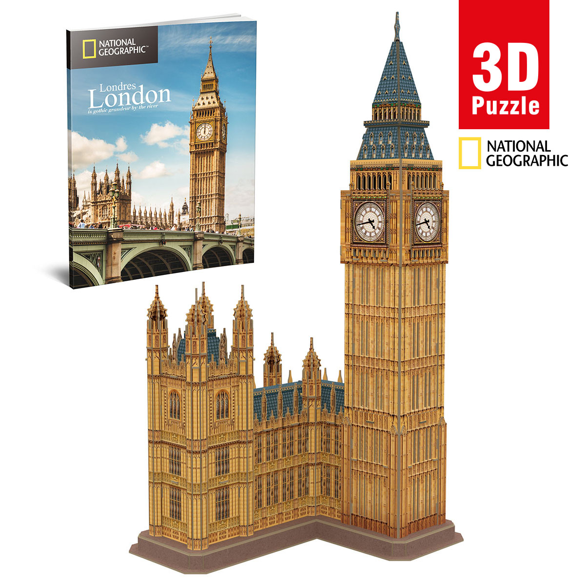 Cubic Fun National Geographic Serisi Big Ben 3D Puzzle