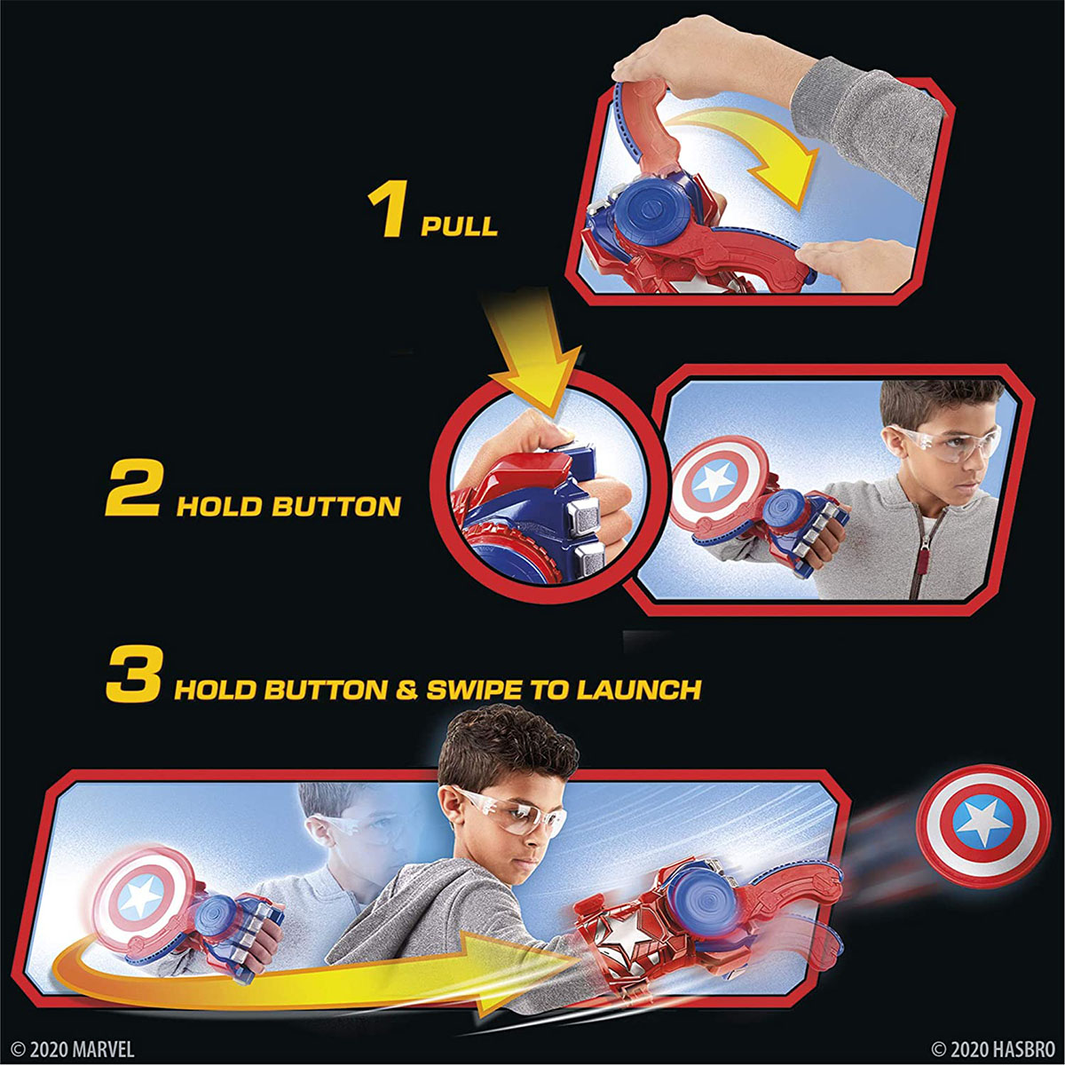 Marvel Avengers Nerf Power Moves Captain America