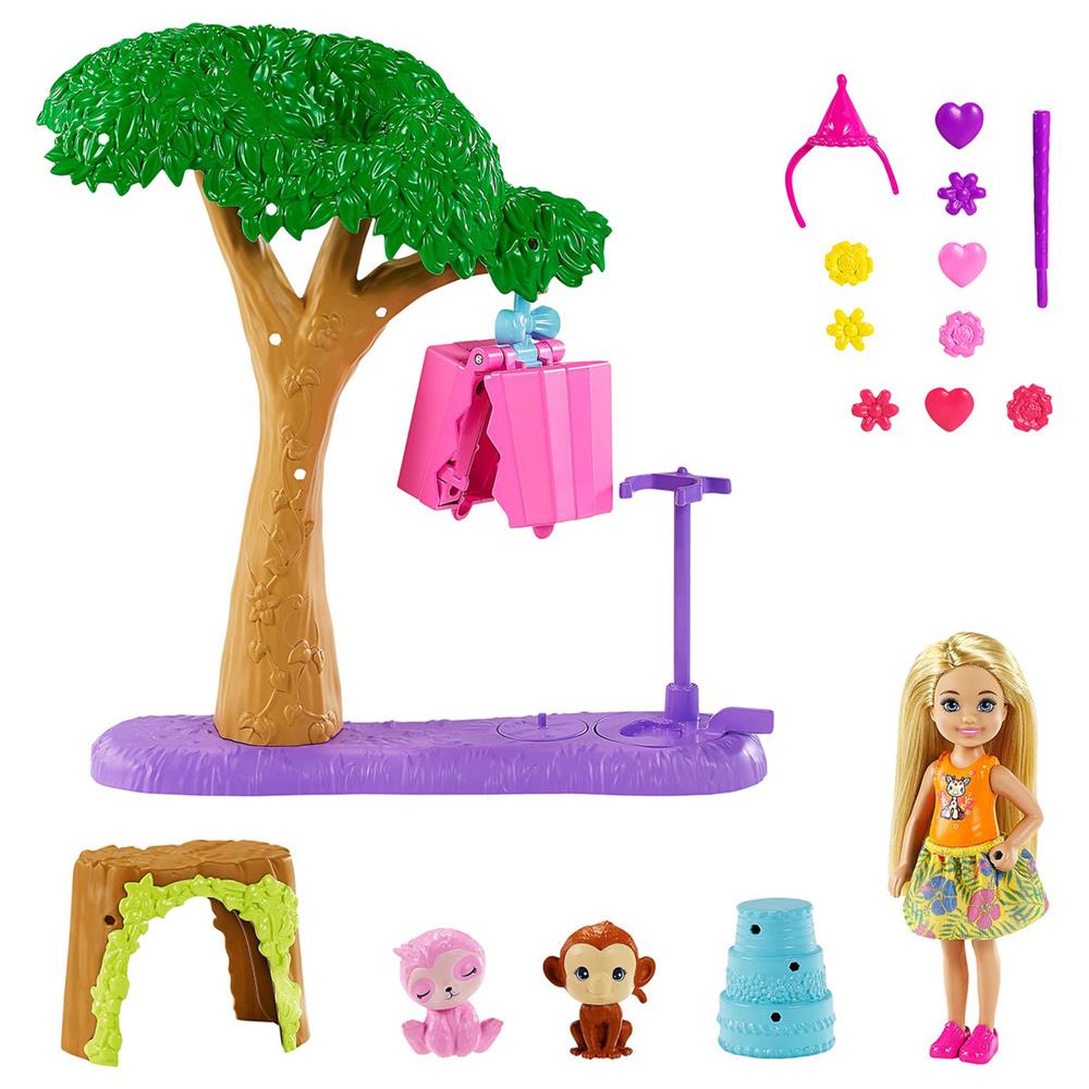Barbie ve Chelsea Kayıp Doğum Günü Parti Eğlencesi Oyun Seti