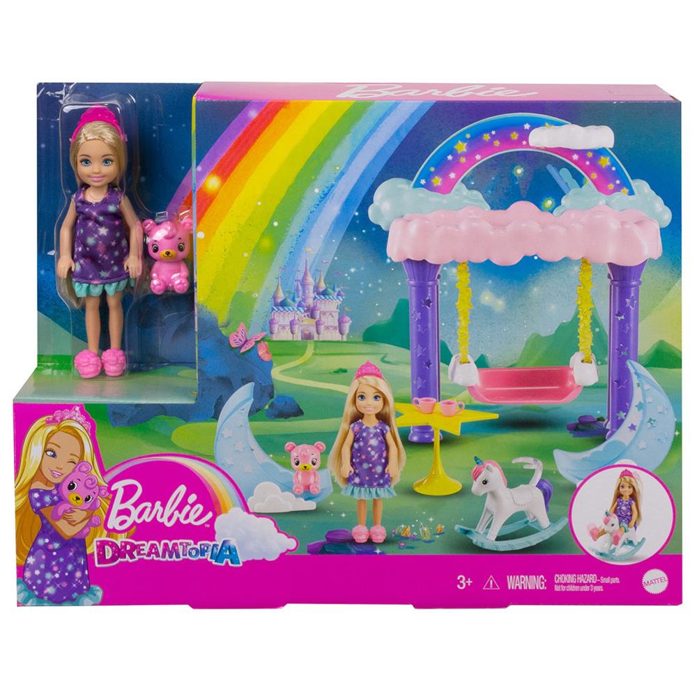 Barbie Dreamtopia Chelsea ve Eğlenceli Dünyası Oyun Seti GTF50