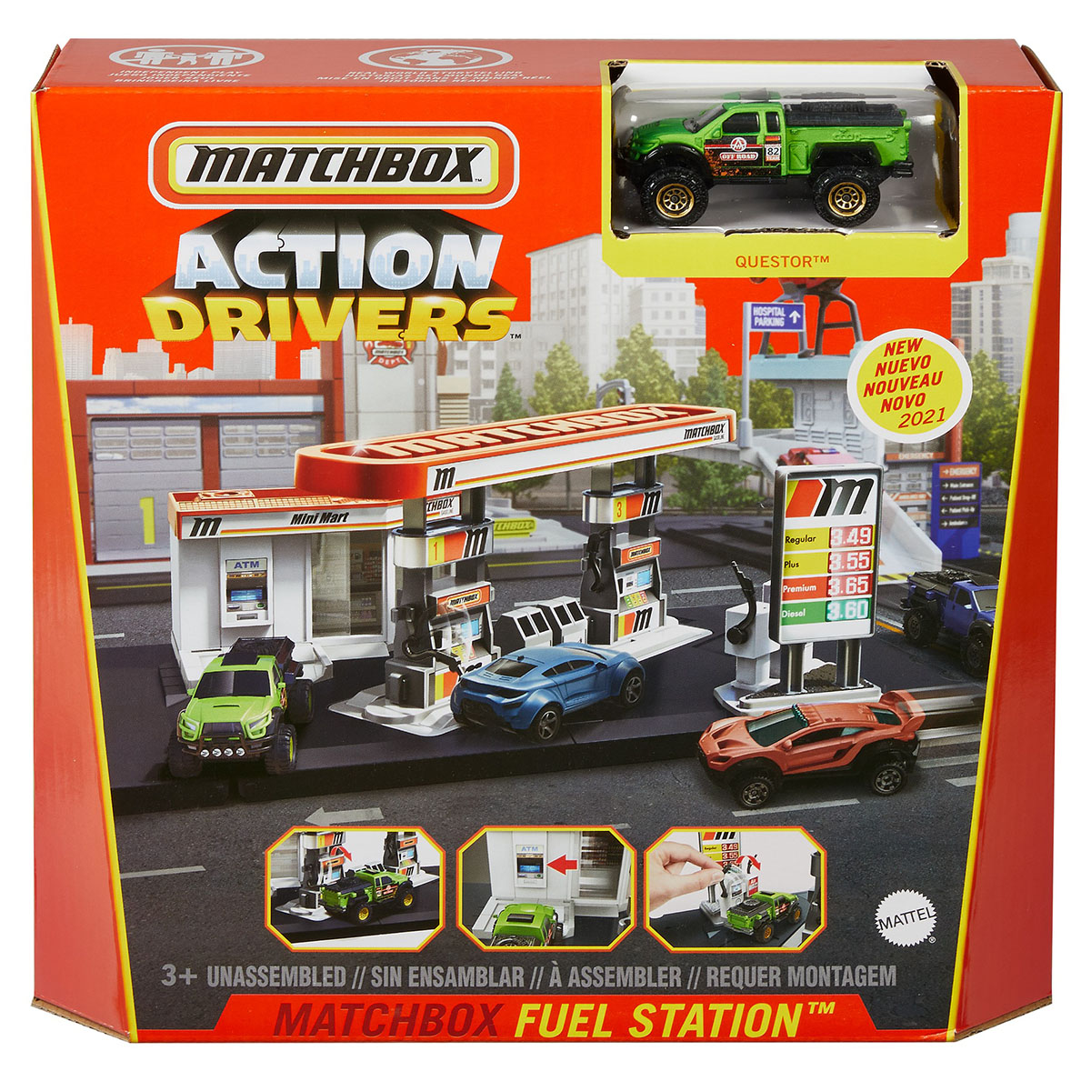 Matchbox Aksiyon Sürücüleri Oyun Seti GVY84