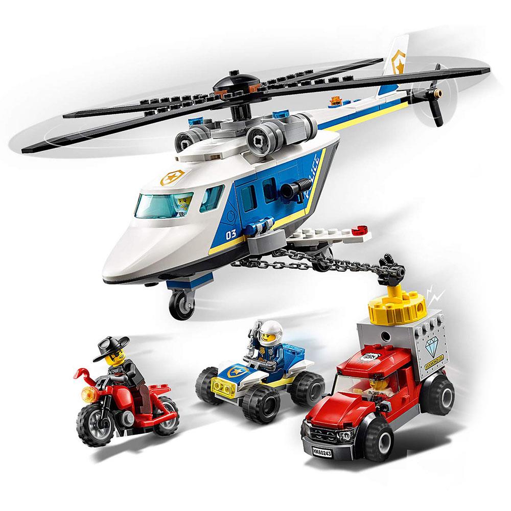 Lego City Polis Helikopteri Takibi