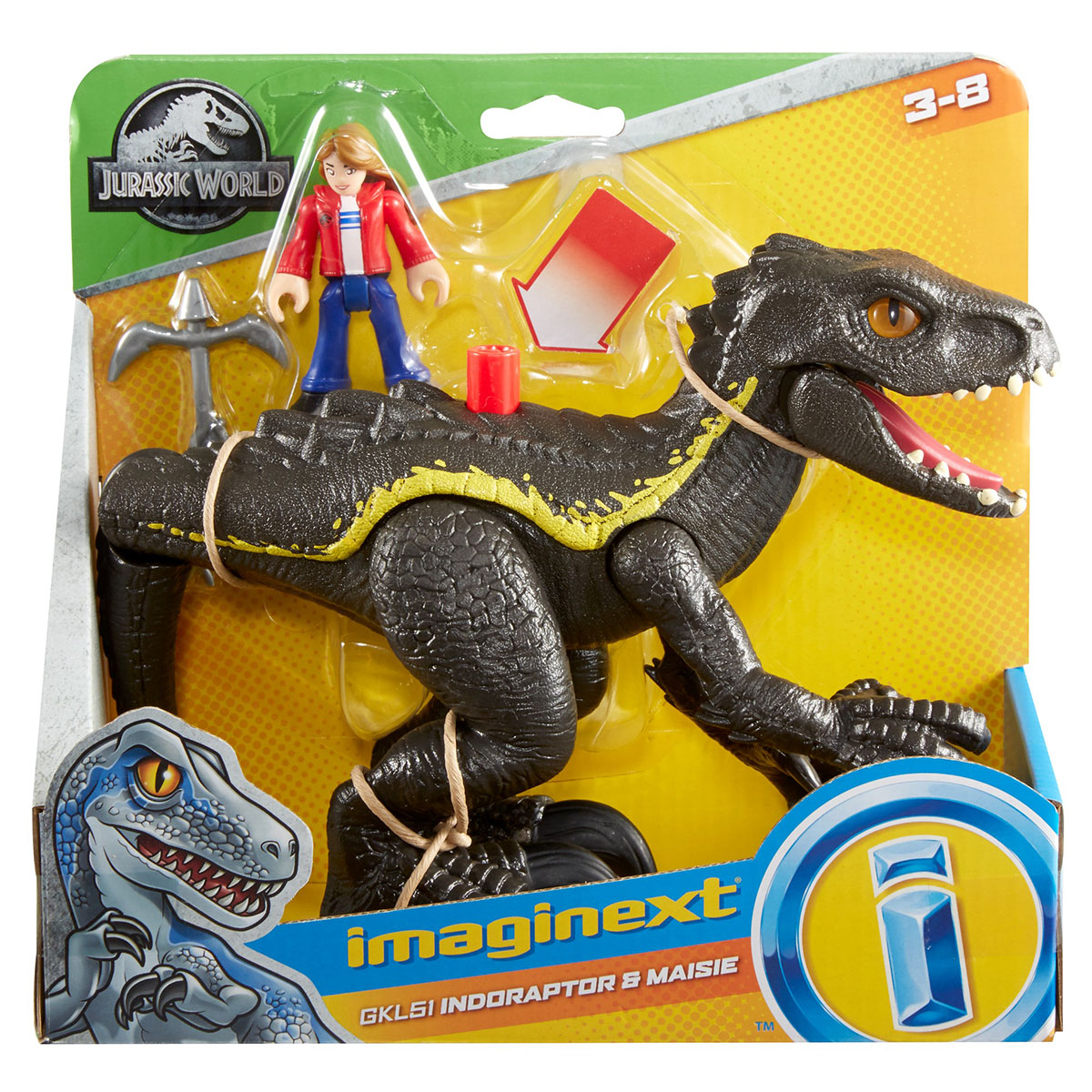 Fisher-Price Imaginext Jurassic World Indoraptor & Maisie – Action-Figuren-Set Für Kinder Ab 3 Jahren