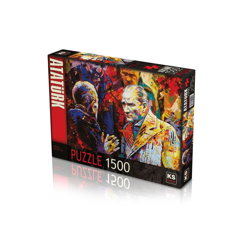 KS Puzzle Atatürk Milletin Efendisi ile 1500 Parça