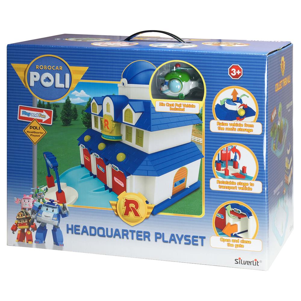 Robocar Poli Ana Merkez Oyun Seti