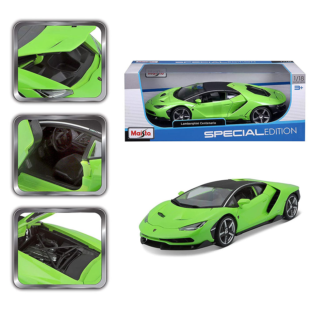 Maisto 1/18 Lamborghini Centenario Yeşil