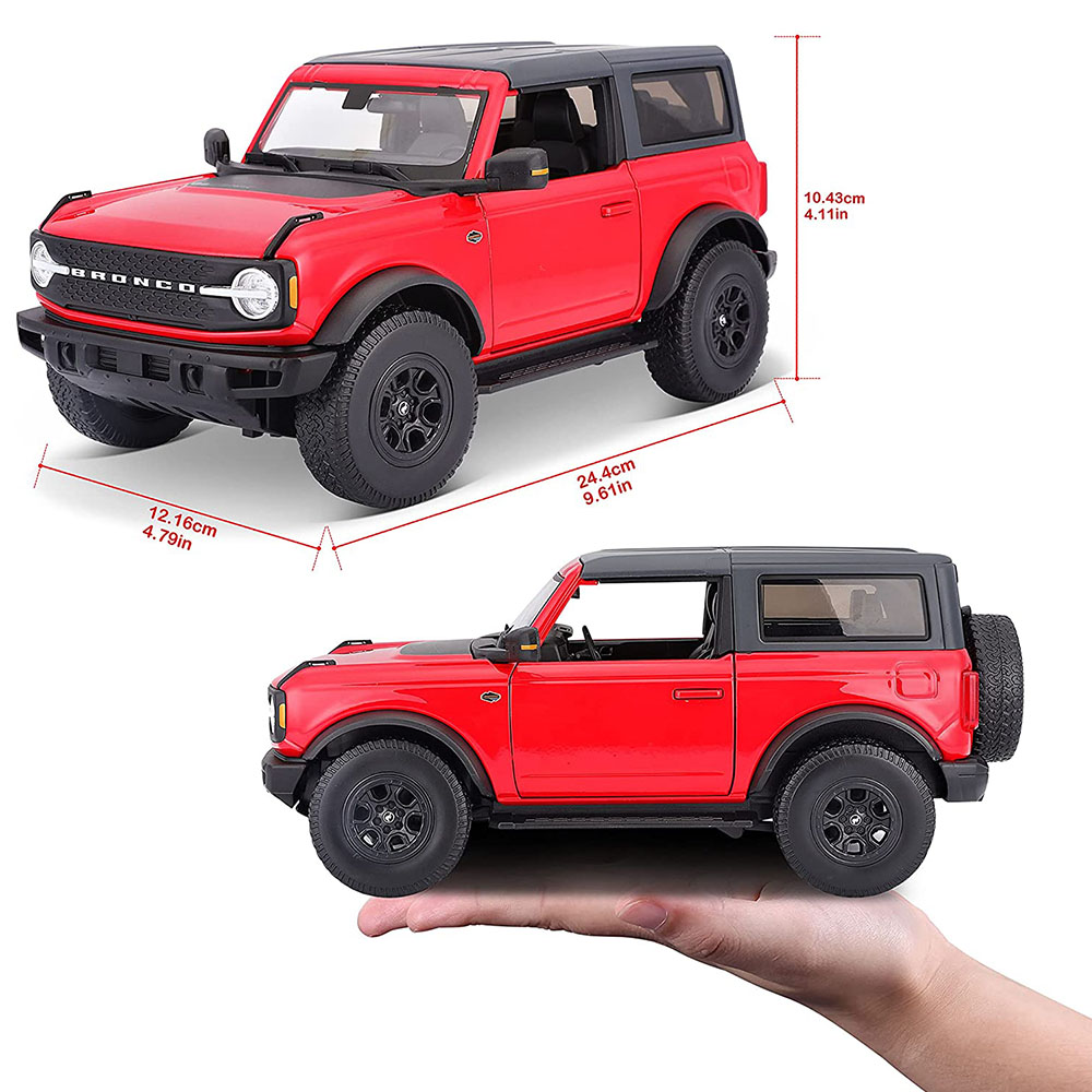 Maisto 1/18 2021 Model Ford Bronco Wildtrak Kırmızı