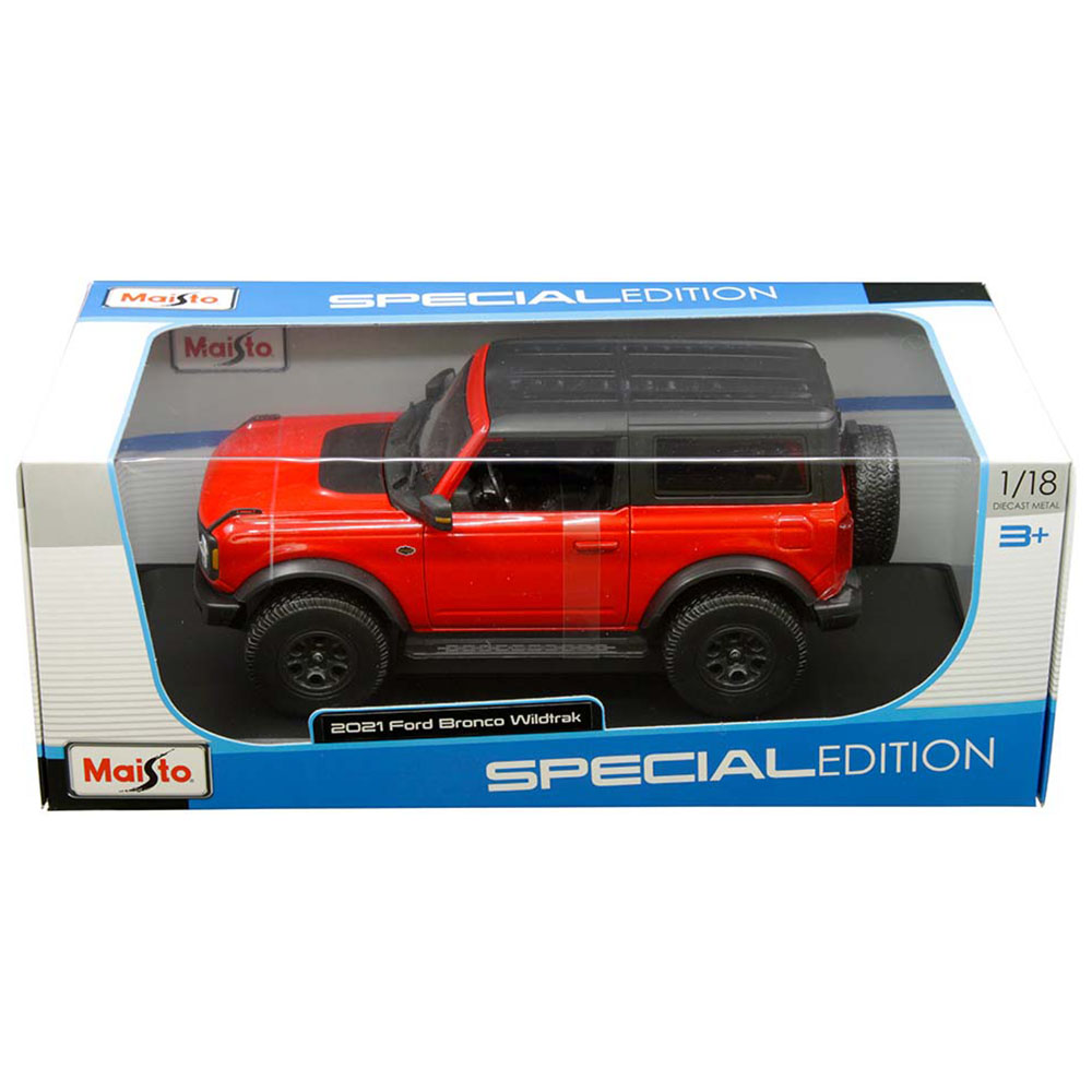 Maisto 1/18 2021 Model Ford Bronco Wildtrak Kırmızı