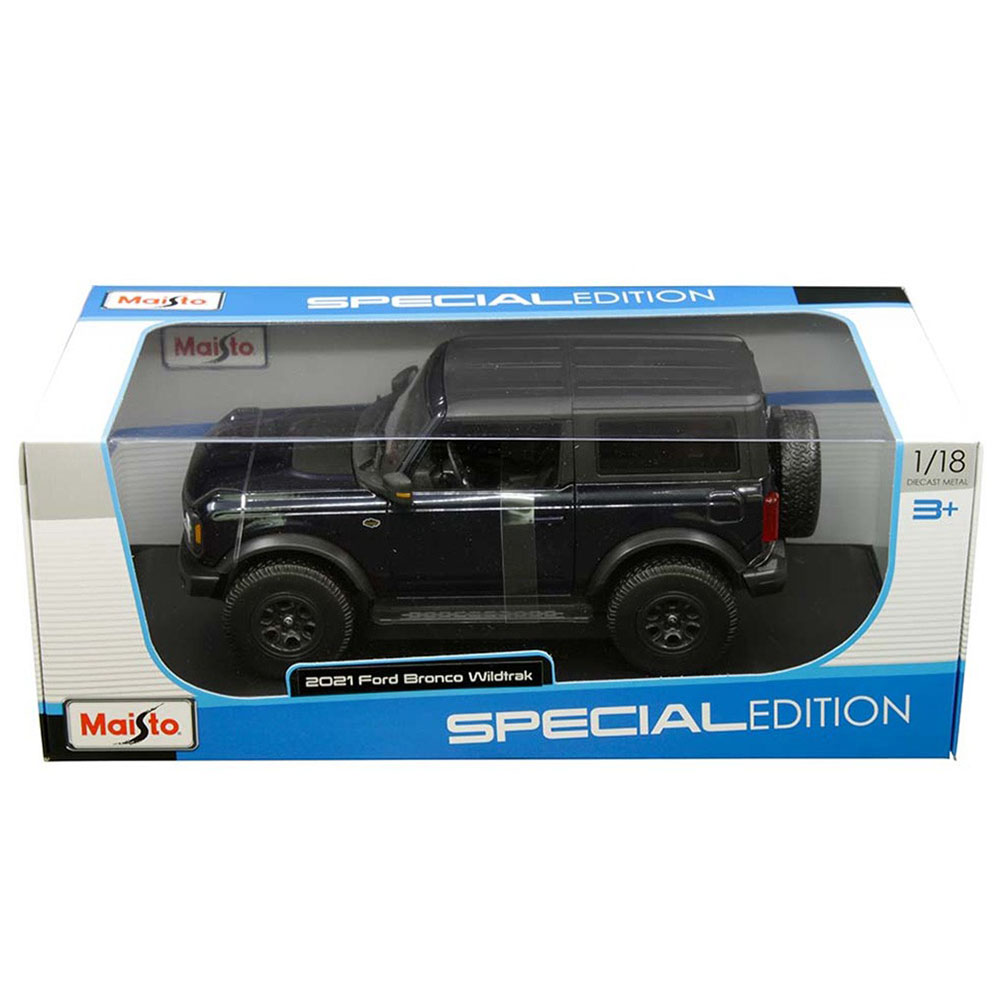 Maisto 1/18 2021 Model Ford Bronco Wildtrak Siyah