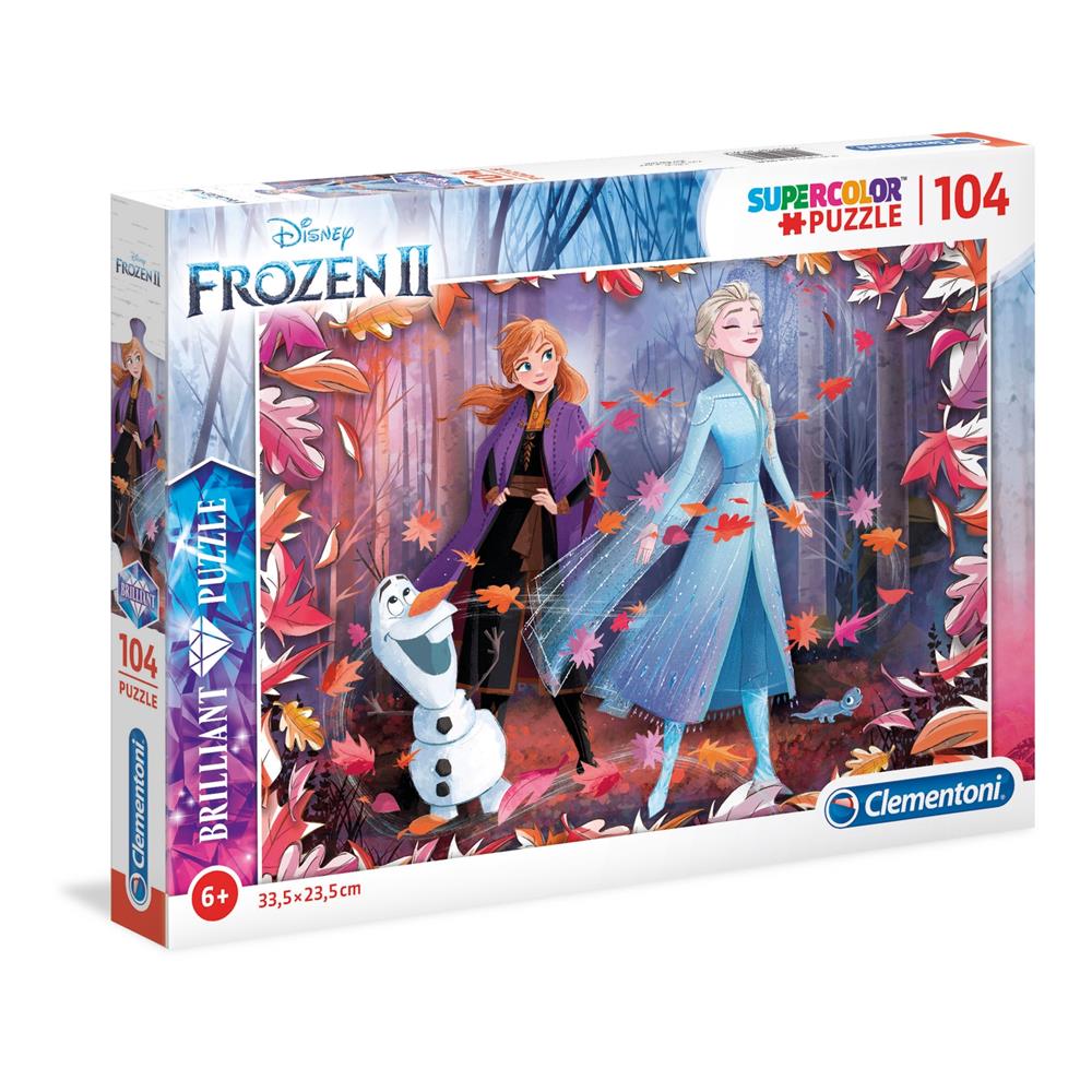 Clementoni 104 Parça Disney Frozen Brilliant Puzzle