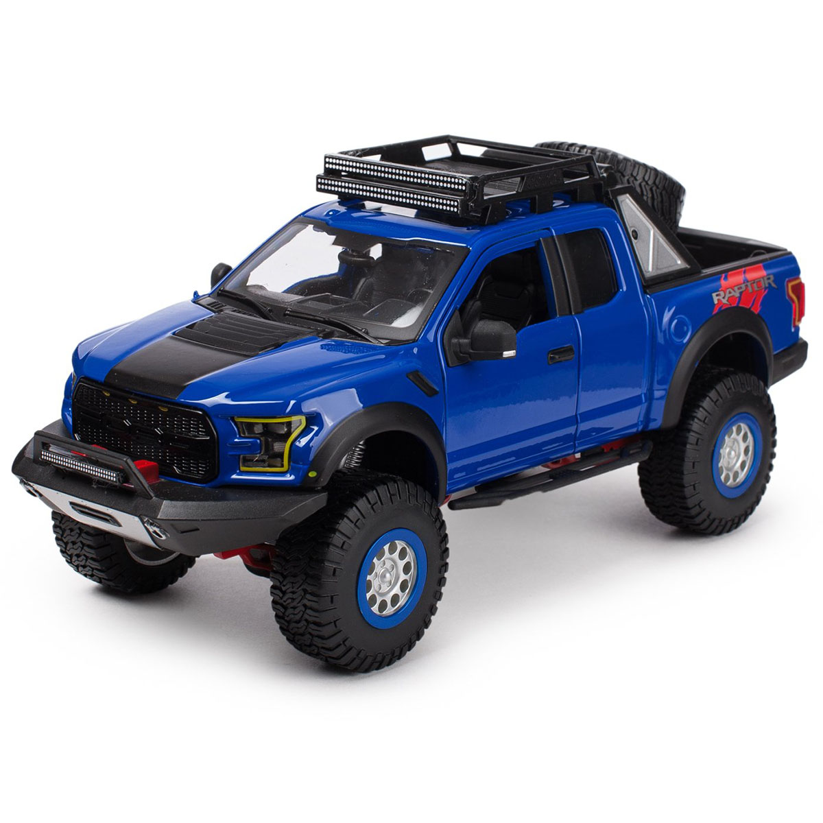 Maisto 1/24 2017 Model Ford F-150 Raptor Mavi