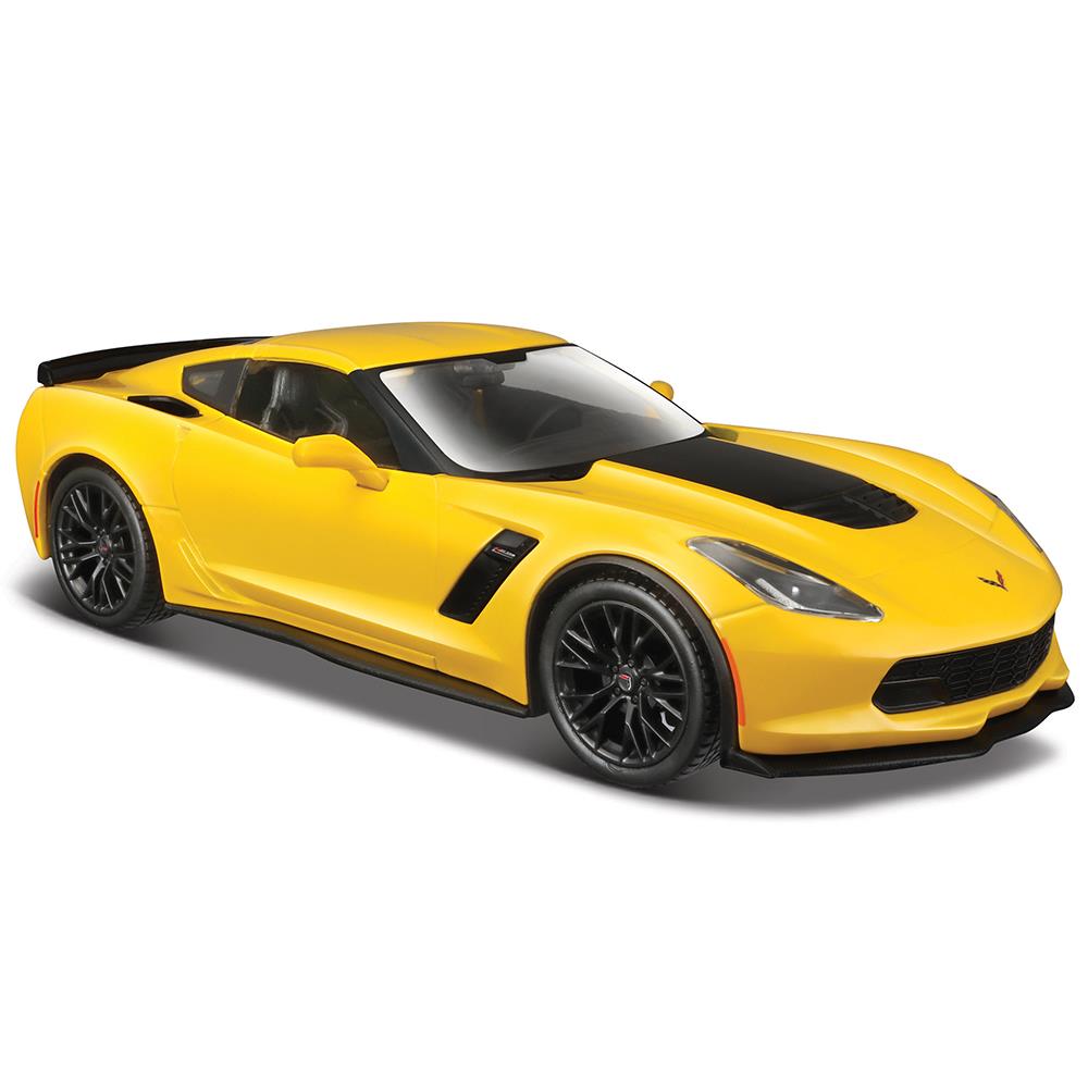 Maisto 1/24 2015 Model Corvette Z06 Sarı