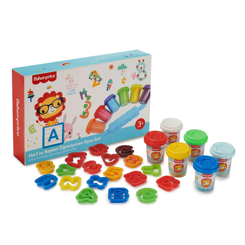 Fisher-Price Alfabe ve Sayılar Oyun Hamuru Seti