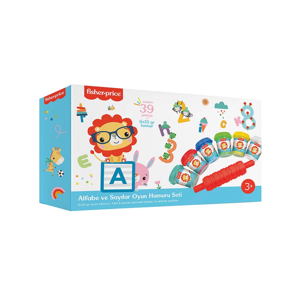 Fisher-Price Alfabe ve Sayılar Oyun Hamuru Seti