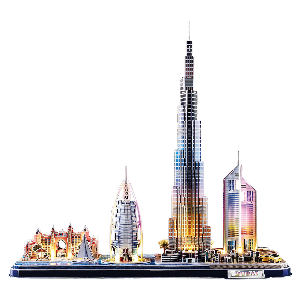CubicFun Dubai 3D Puzzle 182 Parça LED Işıklı