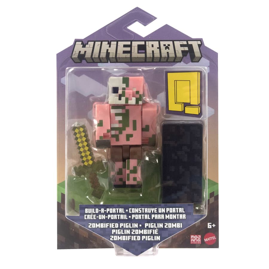 Minecraft Zombified Piglin Aksesuarlı Figür
