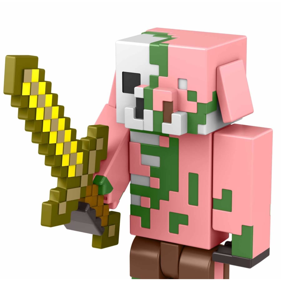Minecraft Zombified Piglin Aksesuarlı Figür