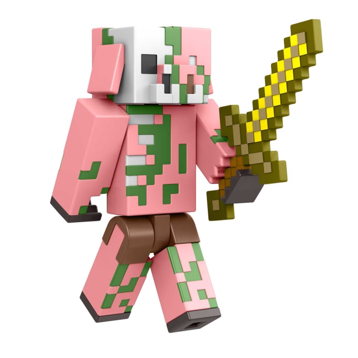 Minecraft Zombified Piglin Aksesuarlı Figür