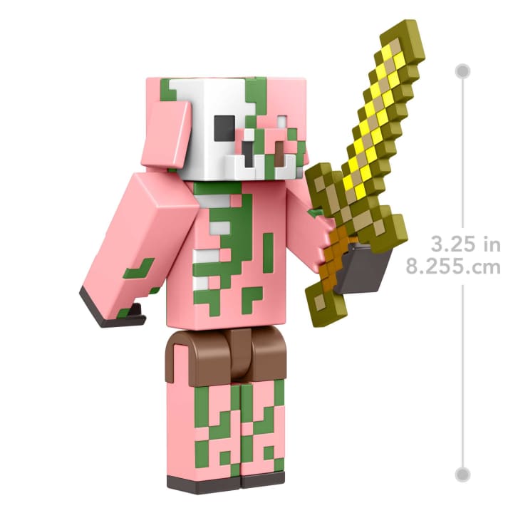 Minecraft Zombified Piglin Aksesuarlı Figür