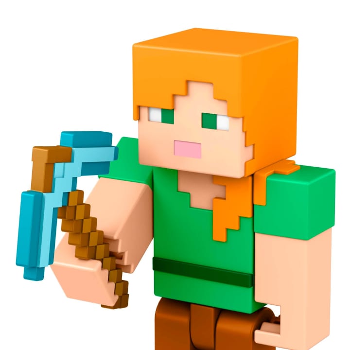 Minecraft Alex Aksesuarlı Figür