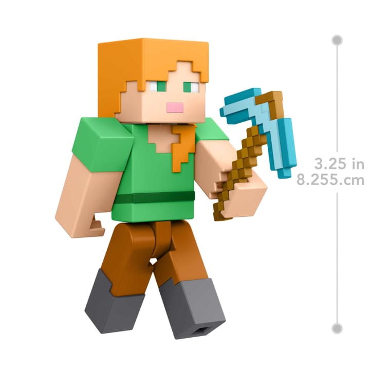 Minecraft Alex Aksesuarlı Figür