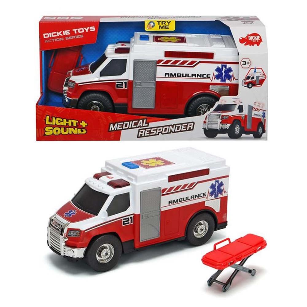 Sesli ve Işıklı Ambulans 30 cm