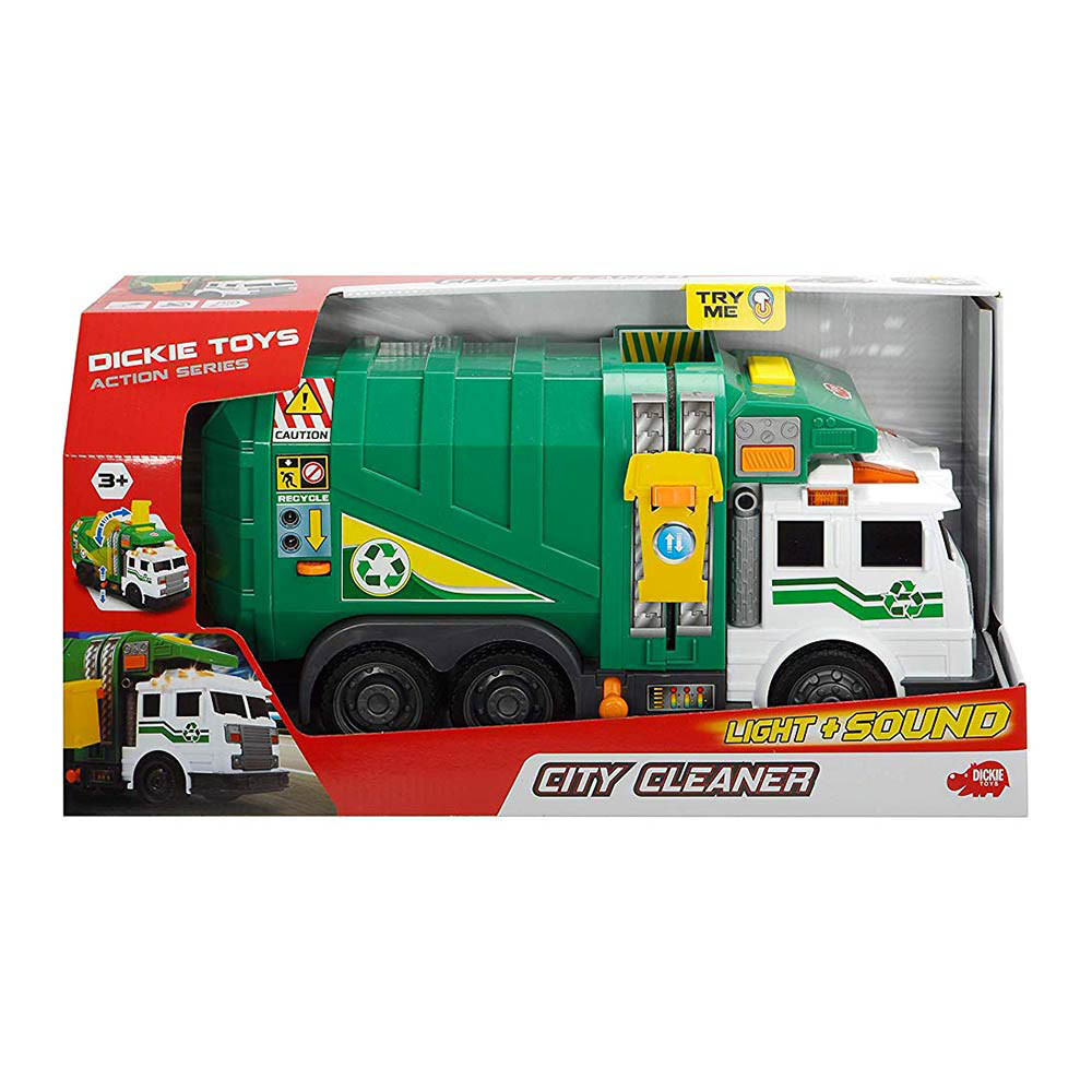Sesli ve Işıklı Çöp Kamyonu 39 cm