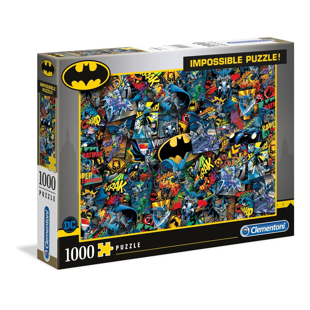 Clementoni 1000 Parça Batman Impossible Yetişkin Puzzle