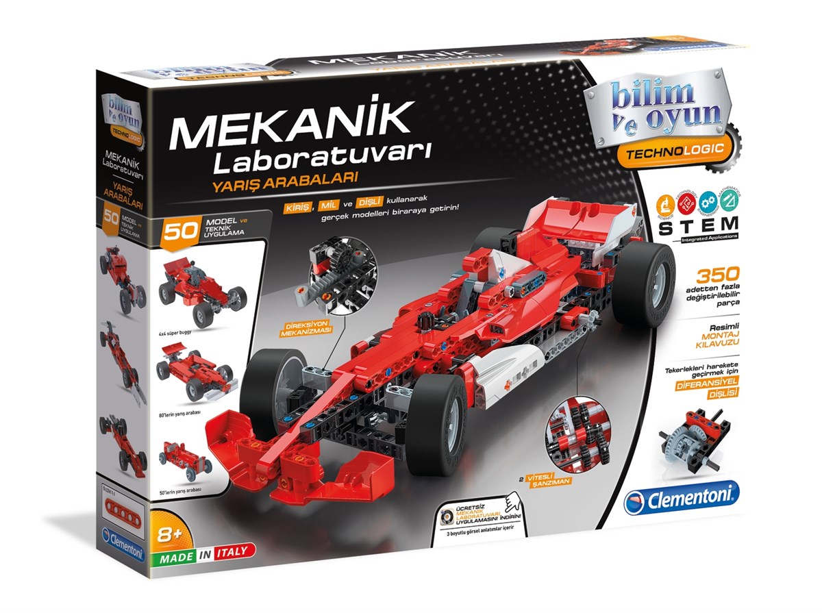 Clementoni Mekanik Laboratuvarı - Yarış Arabaları