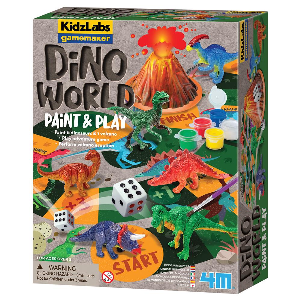 4M Dinozor Dünyası Boyama ve Oyun Seti