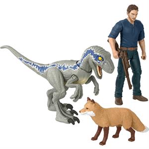 Jurassic World Velociraptor Figür ve Owen
