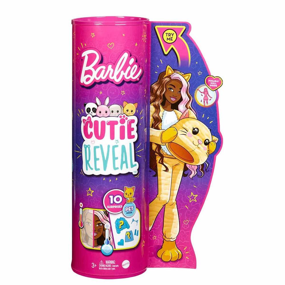 Barbie Cutie Reveal Bebekler - Kedi