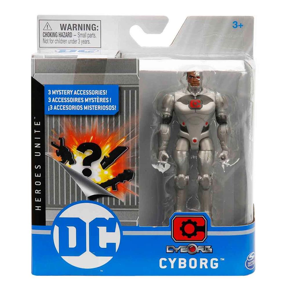 DC Comics Aksiyon Figürleri 10 cm. - Cyborg